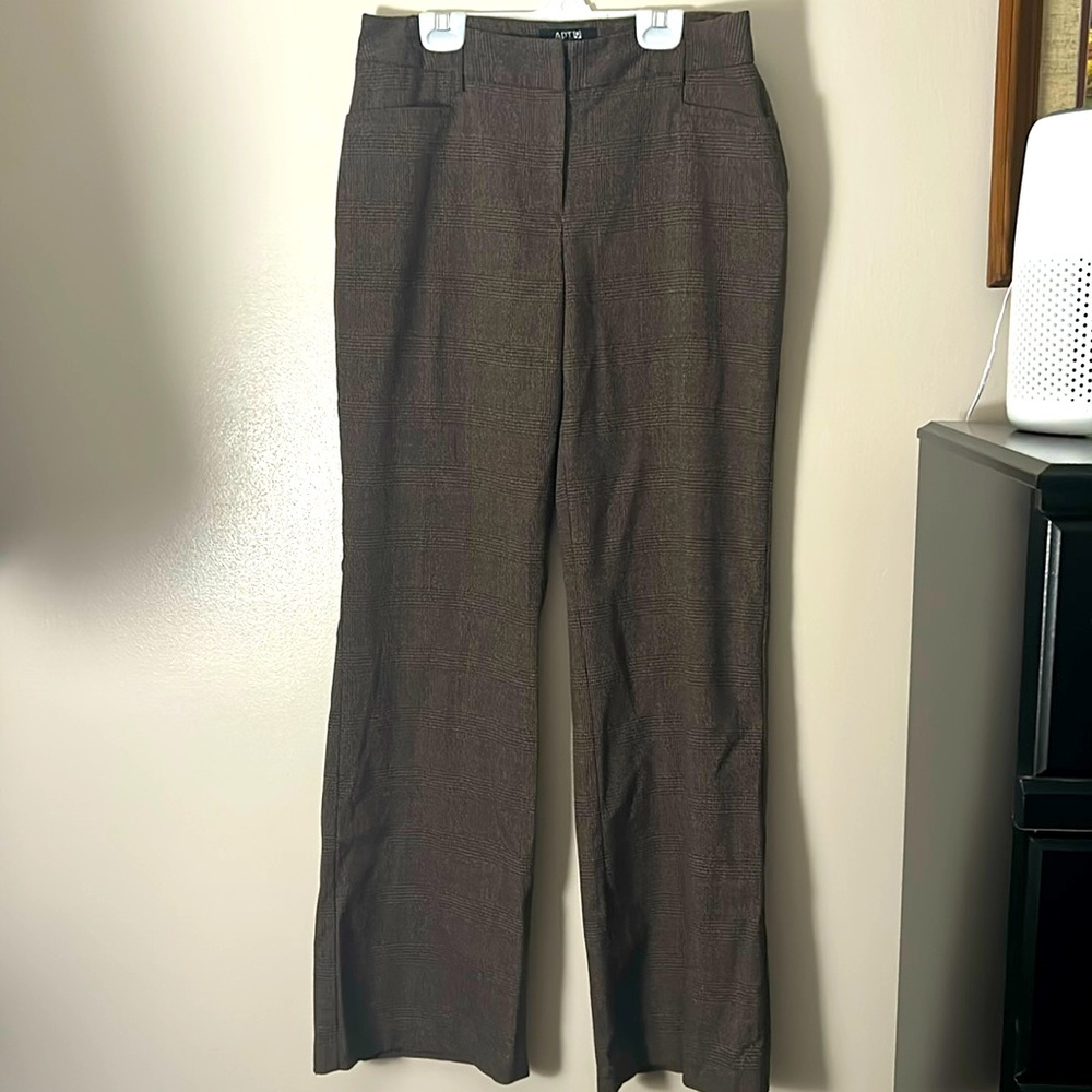 Plaid pants/office trousers